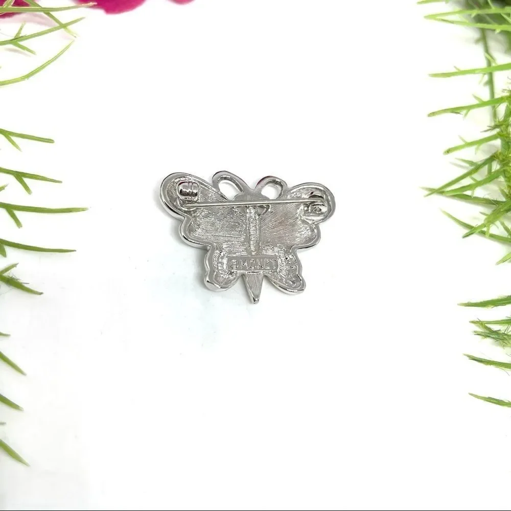 VINTAGE⚜️MONET Butterfly Silver Little Pin